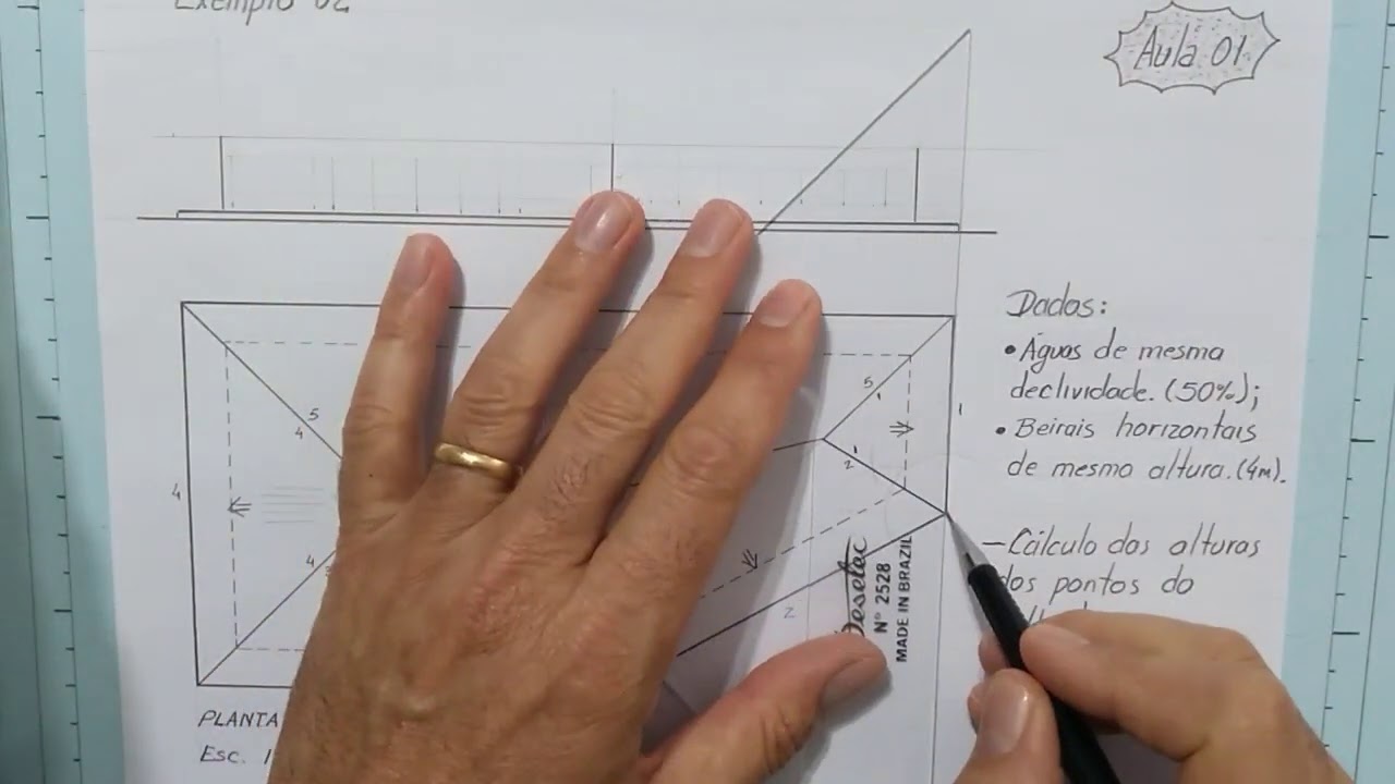 GD projeções cotadas Telhados Aula01 Video03