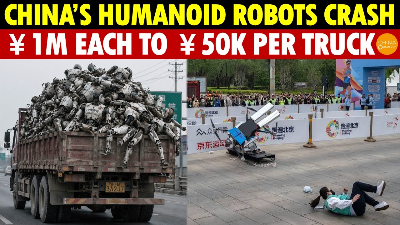China&rsquo;s Humanoid Robots Crash! &yen;1M Each to &yen;50K per Truck, Looks Like Scrap Metal