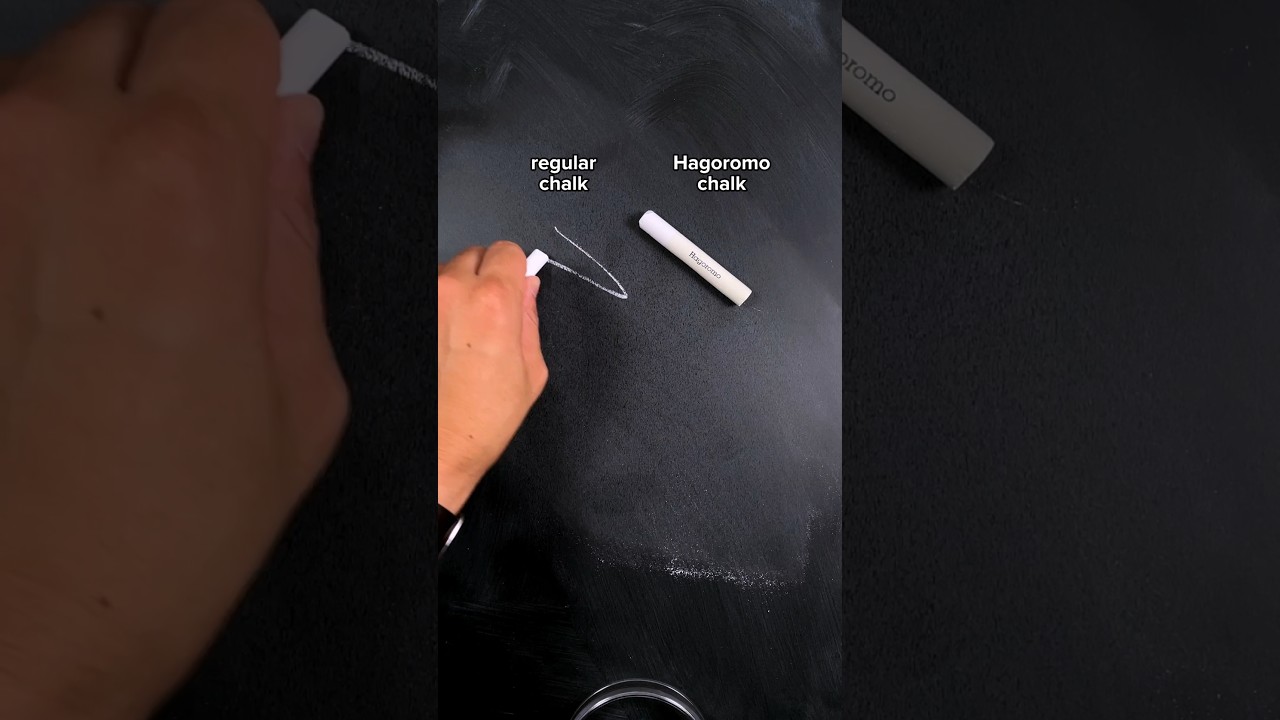 Testing Crayola vs Japanese chalk 🧑&zwj;🏫 #hagoromo #amazonfinds #fulltouchalk
