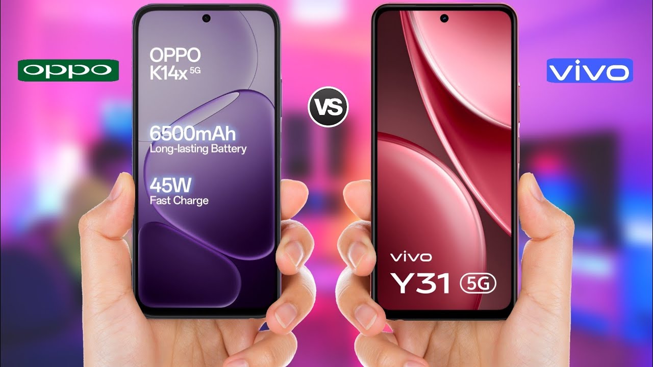 OPPO K14X 5G vs Vivo Y31 5G || Full Comparison 