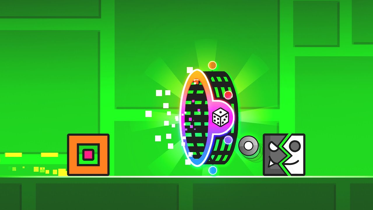 Я затроллил друга РАНДОМНЫМИ ПОРТАЛАМИ в Geometry Dash