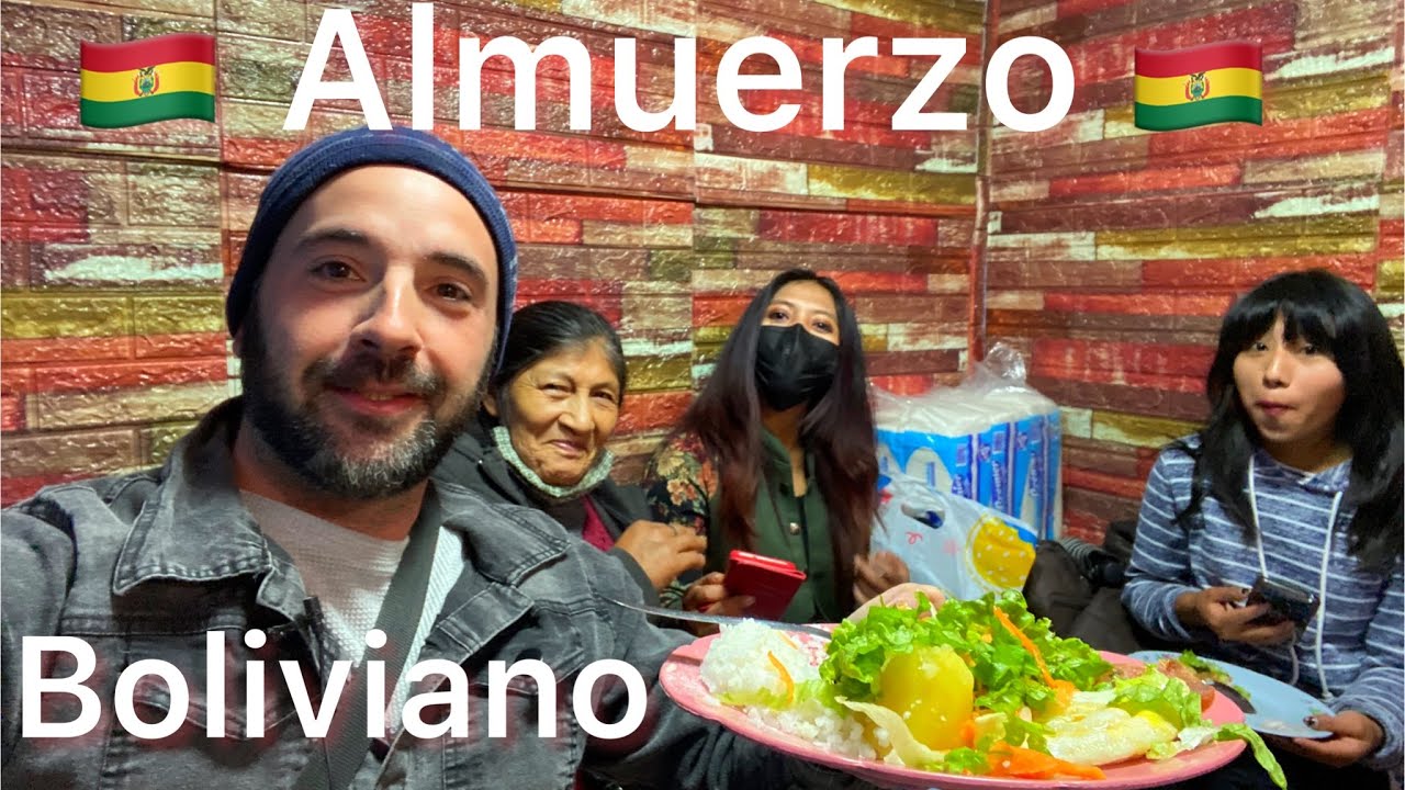 Almuerzo en el mercado de Potosi 🇧🇴: rico , barato y abundante !!!