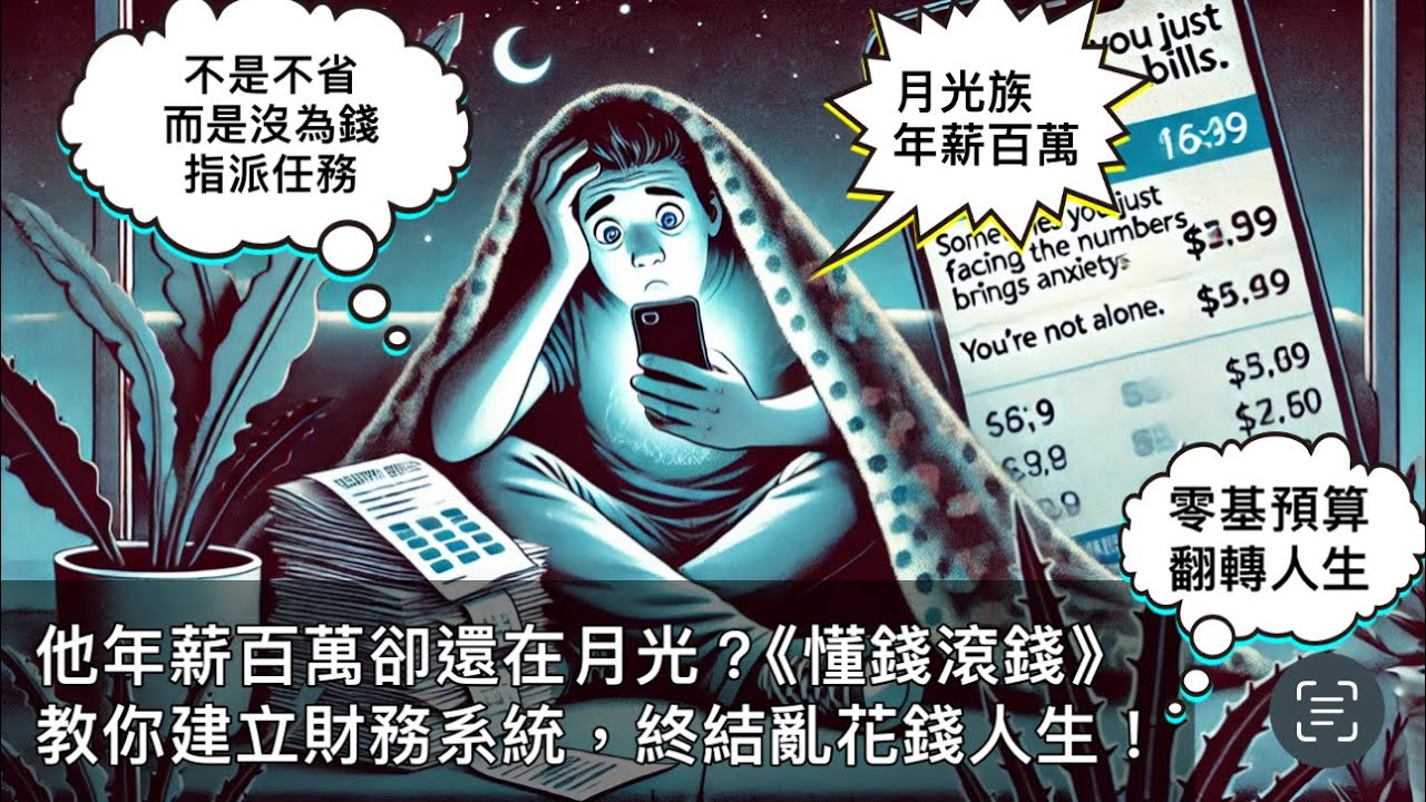 他年薪百萬卻還在月光？《懂錢滾錢》教你建立財務系統，終結亂花錢人生！