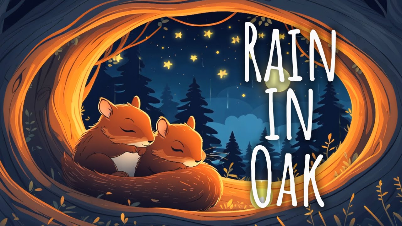Shelter in the Hollow Oak | Soft Rainfall & Forest Ambience for Sleep, Focus & Relaxation
