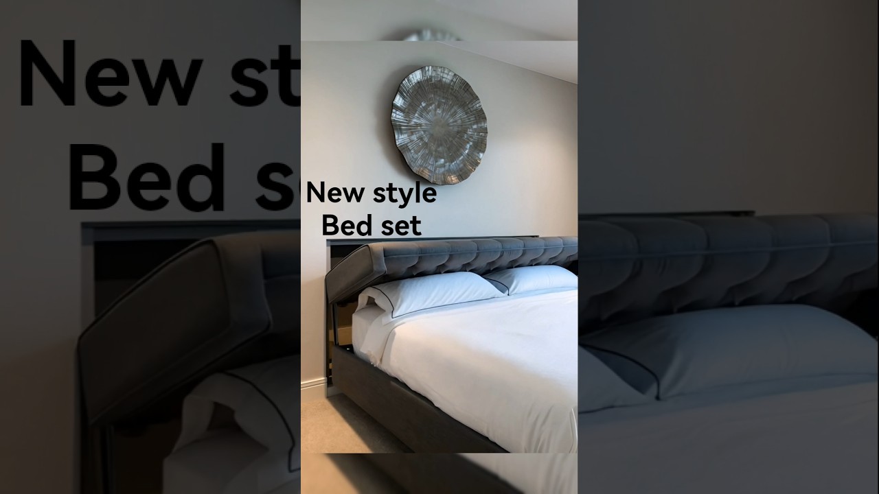 Amazing automatic folding bed set | automatic technology #floorbed #electricbeds #bedroom