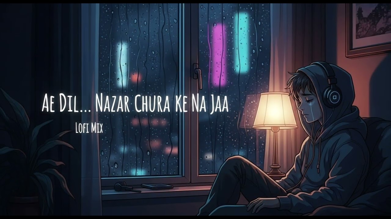 Ae Dil… Nazar Chura Ke Na Jaa (Lofi Mix) 💫 | Midnight Heart Vibes #aeDilLofi#LofiHindi#MidnightVibes