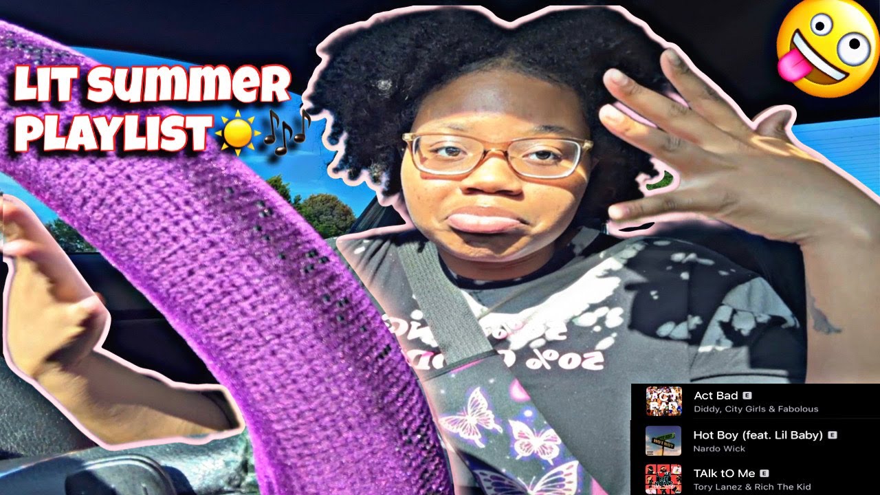 MY LIT SUMMER PLAYLIST 2023+ Drive with me  (20 + fye songs!)