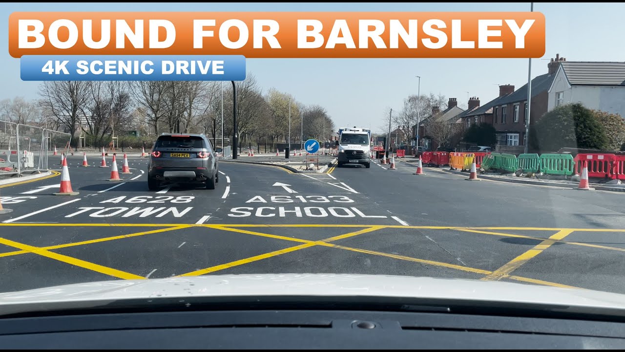 4K Scenic Drive - Bound for Barnsley - No Commentary