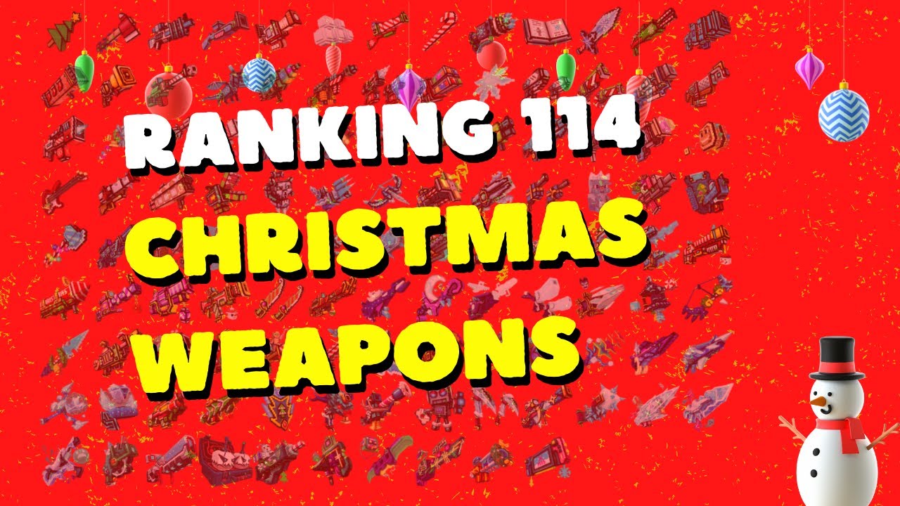 Рейтинг всех 114 рождественских орудий в Pixel Gun 3D (2014–2024)
