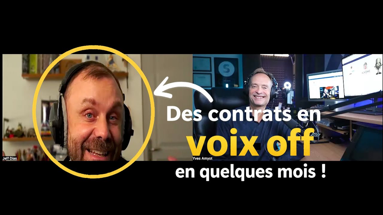 SES PROPRES CONTRATS EN VOIX OFF EN QUELQUES MOIS !