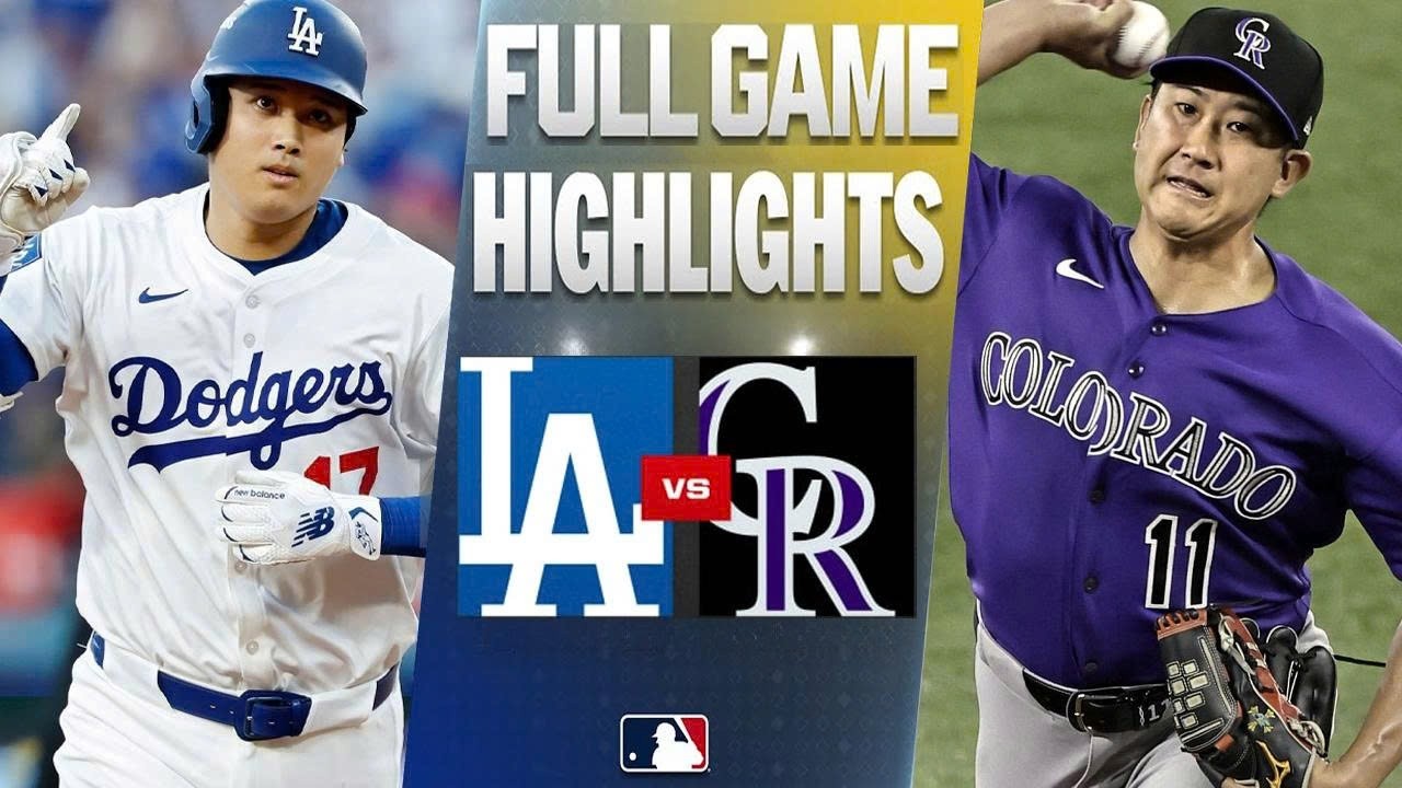 Los Angeles Dodgers Vs Colorado Rockies Full Game Highlights | August 9,2026 - MLB