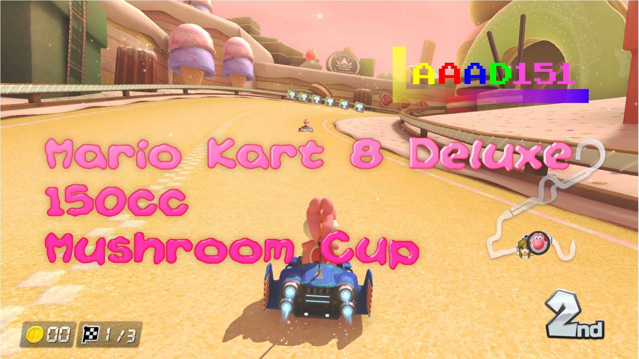 Mario Kart 8 Deluxe | 150cc Mushroom Cup