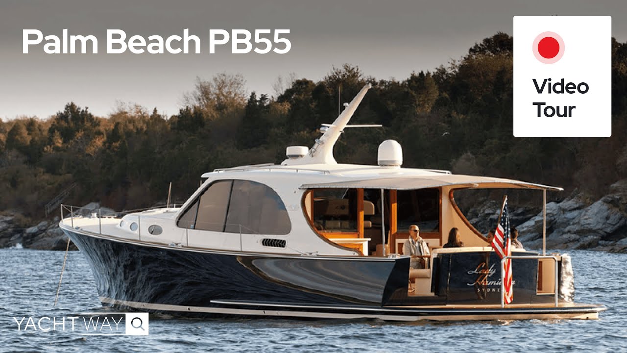 Luxury Yacht Walkthrough - Palm Beach PB55