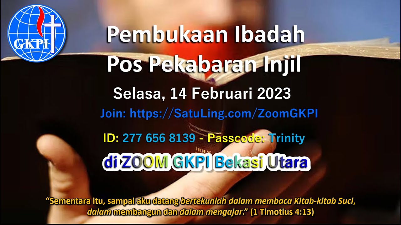 Ibadah Pembukaan Pos Pekabaran Injil