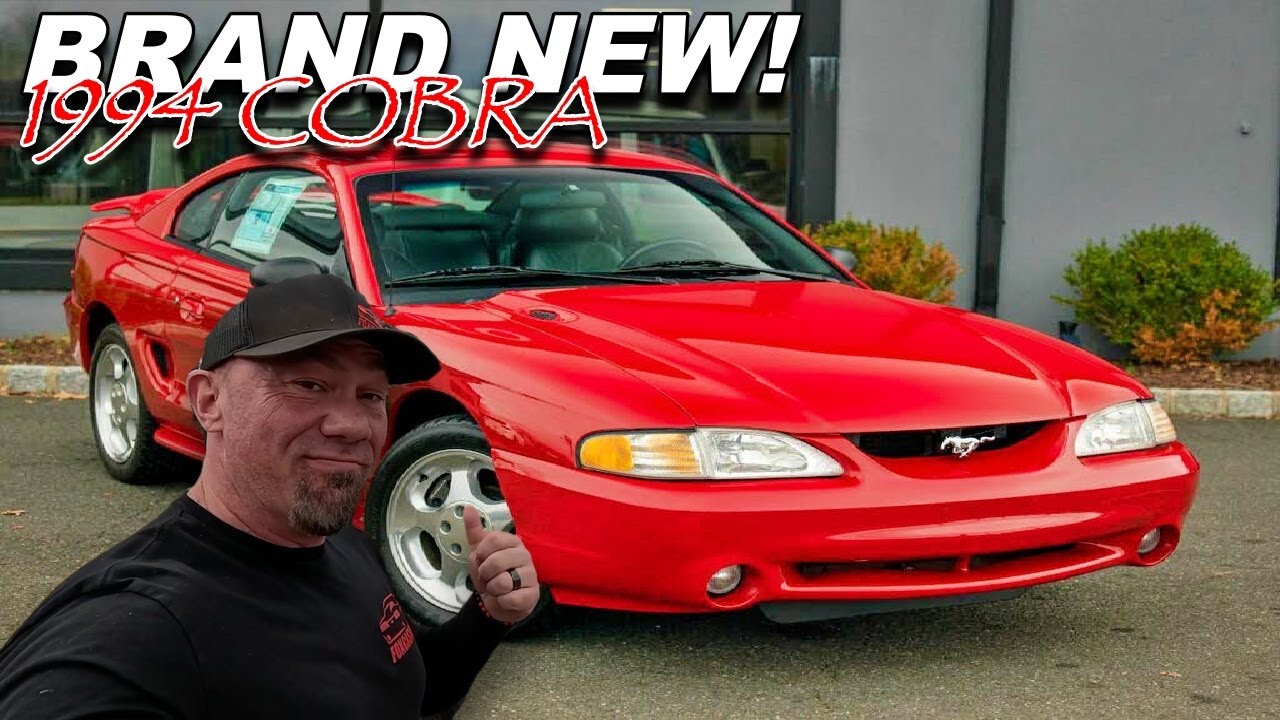 TIME WARP, потрясающий Mustang Cobra 1994 года — совершенно новый 30-летний автомобиль!