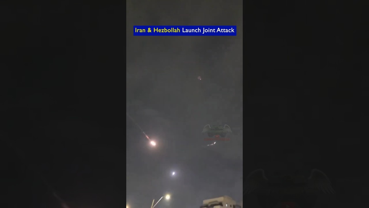 Iran & Hezbollah Launch Coordinated Missile Attack on Israel!!