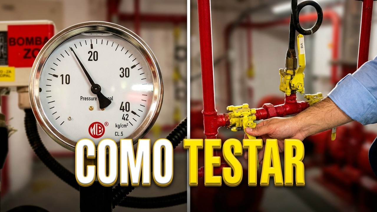 Como testar a bomba de incêndio do prédio