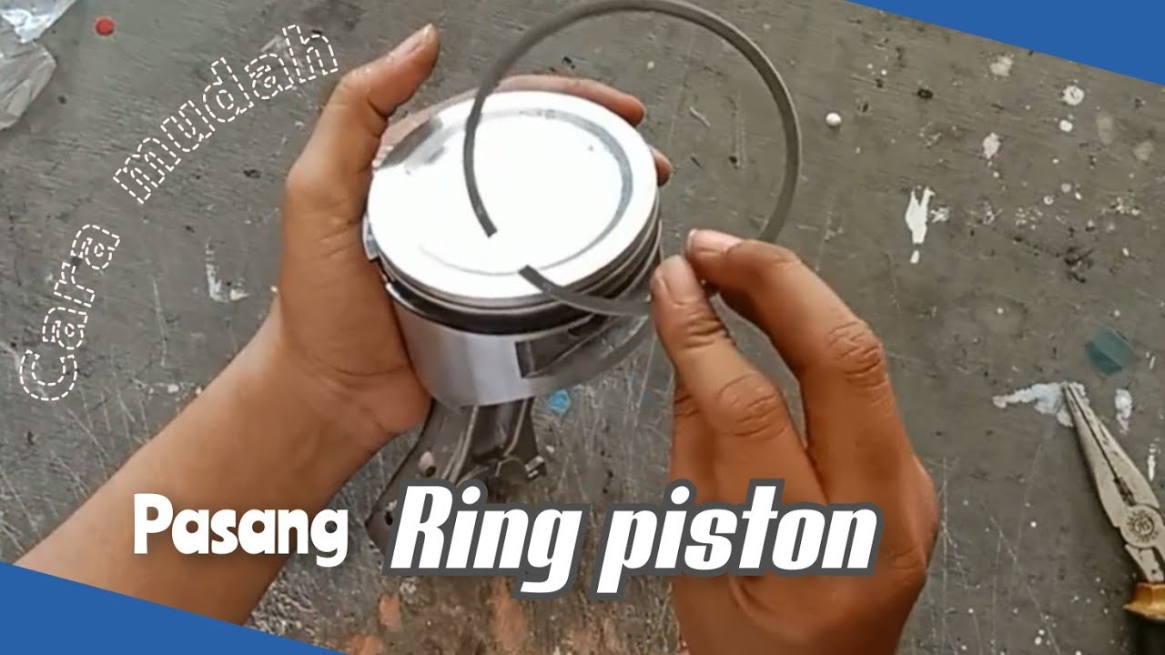 cara memasang ring poston gx 390 - memasang ring piston || installing piston rings