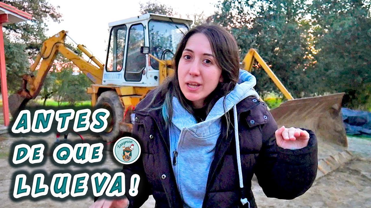 Rascamos el TERRENO y desviamos los MANANTIALES con la EXCAVADORA 🚜