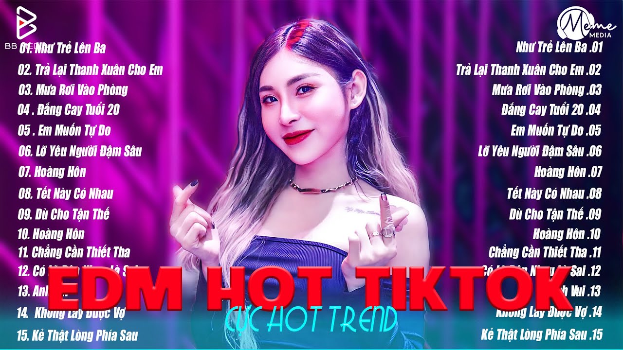 NHƯ TRẺ L&Ecirc;N BA REMIX ♫ BXH Nhạc Trẻ EDM Hot Trend Triệu View ♫ Top 15 Bản EDM TikTok Hot Trend 2025