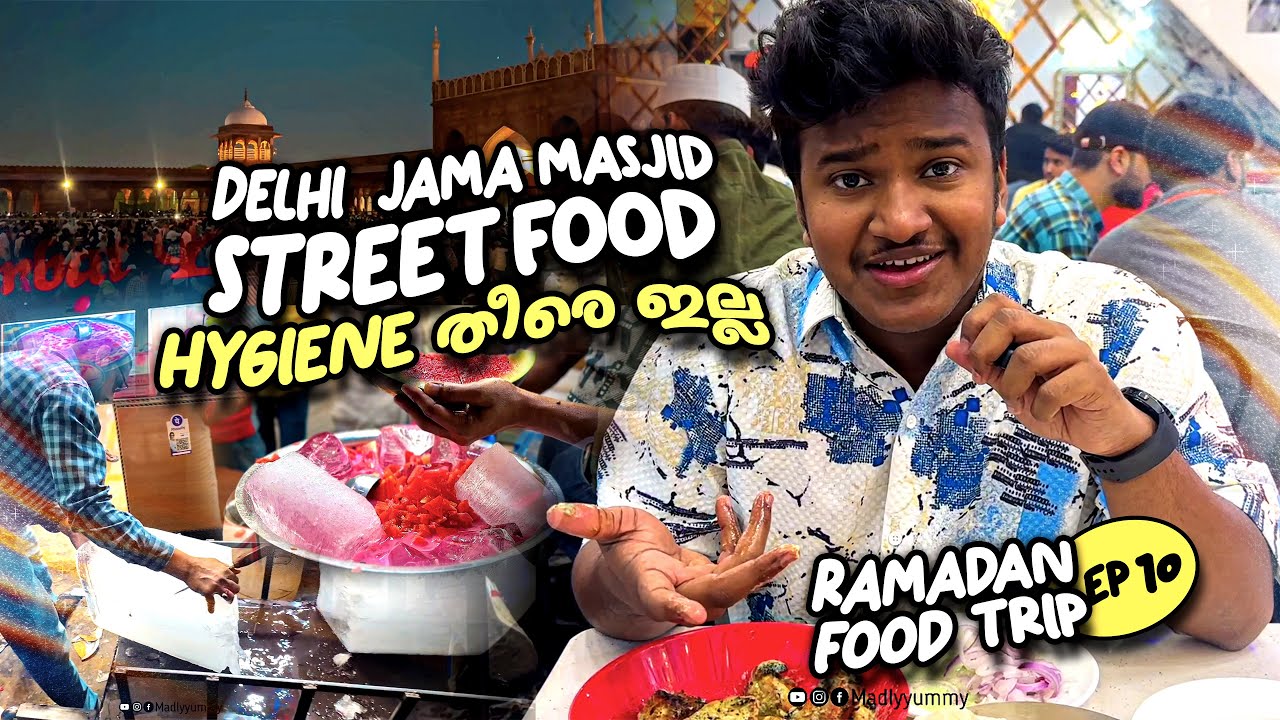 ഇത്രേം വിർത്തികെട്ട Food ഞാൻ ജീവിതത്തിൽ Try ചെയ്തട്ടില്ല 🤮 juma masjid street , Delhi , Iftar Ep 10
