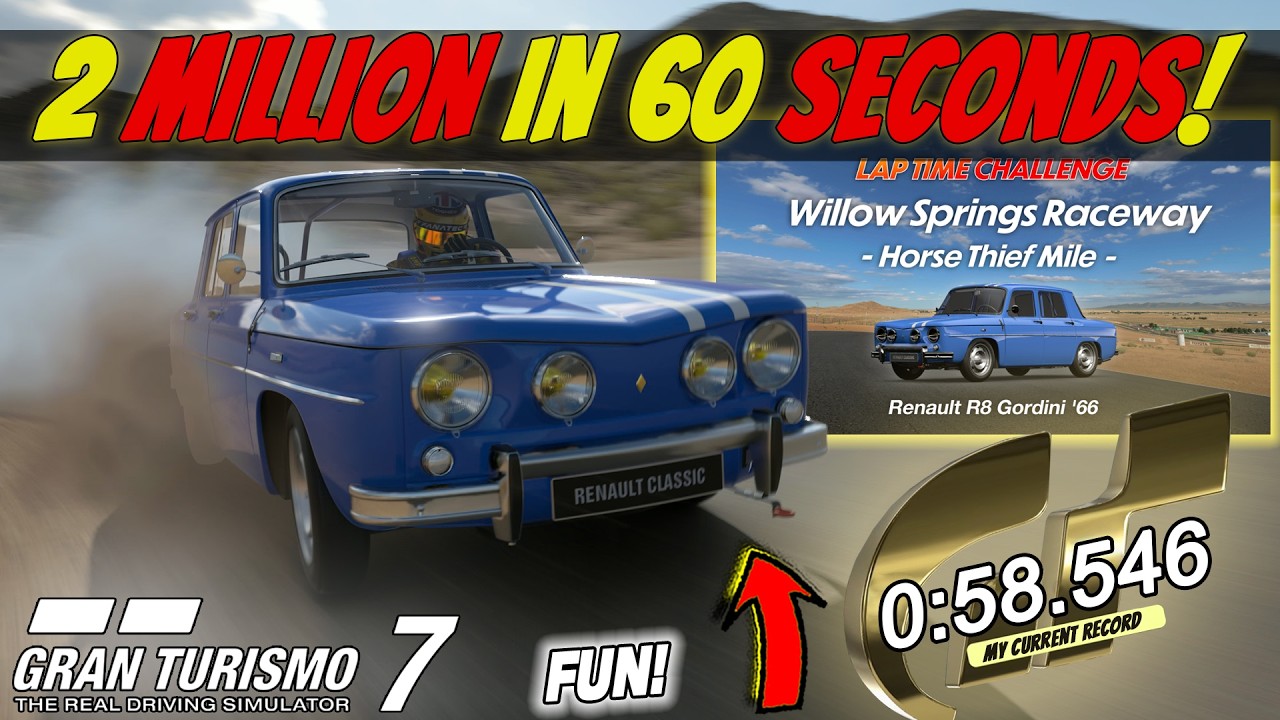 🤑 Самый БЫСТРЫЙ ЗАРАБОТОК в Gran Turismo 7 || Гайд по гонке на время