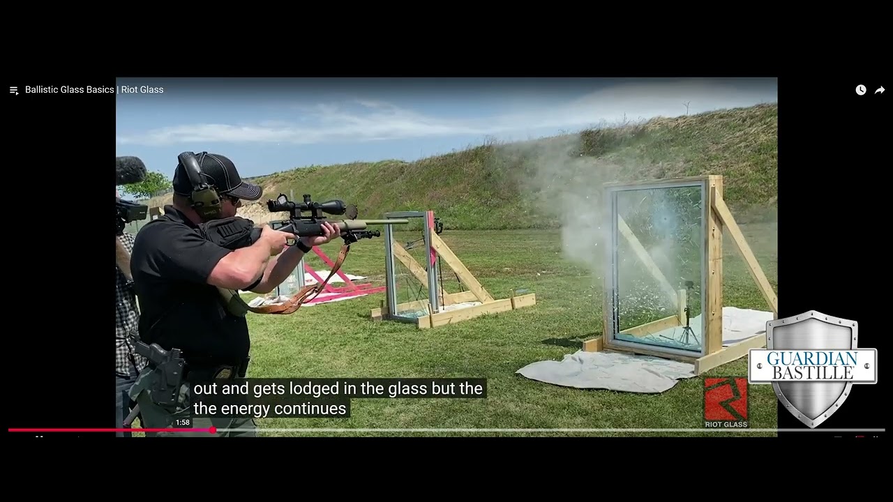 Increasing the security of your glass w/3M Ultra Security Window Film & Riot Glass Ballistic Glazing