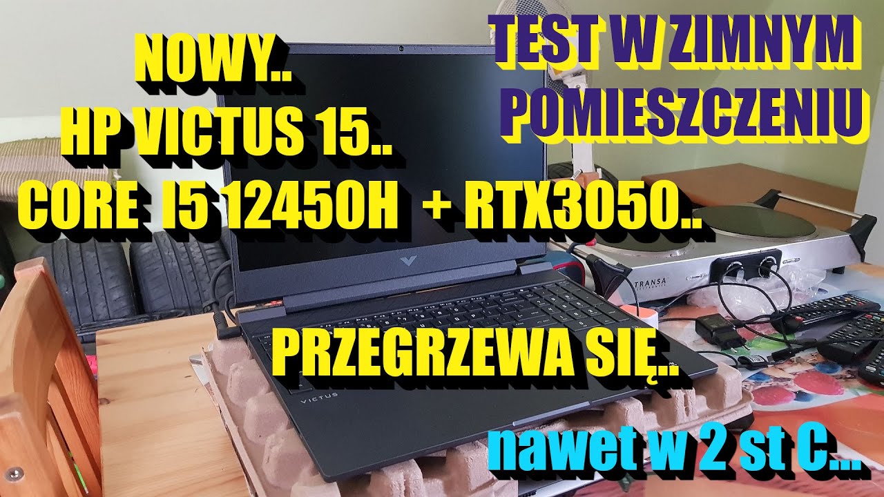 NOWY LAPTOP HP VICTUS z RTX 3050 SIĘ PRZEGRZEWA :(. Nie kupuj HP !!
