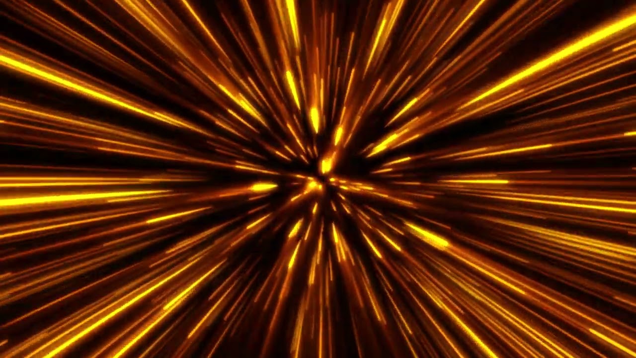 Yellow Abstract Jump Space Animation Speed Lines Moving Gaming Motion Background
