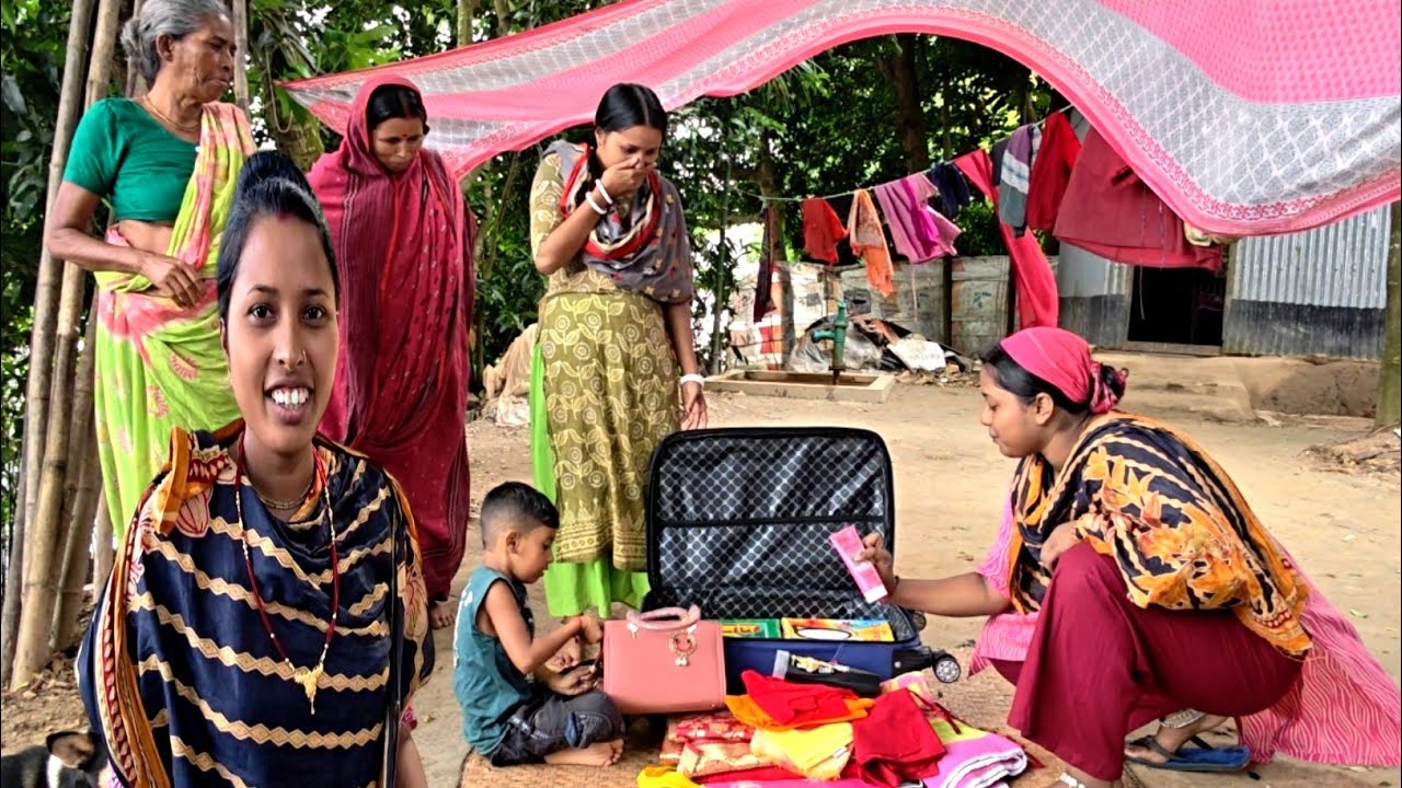 সুমির বিয়ের আশীর্বাদে জামাইপক্ষ সুমিকে কি কি উপহার দিল|village wedding 💒