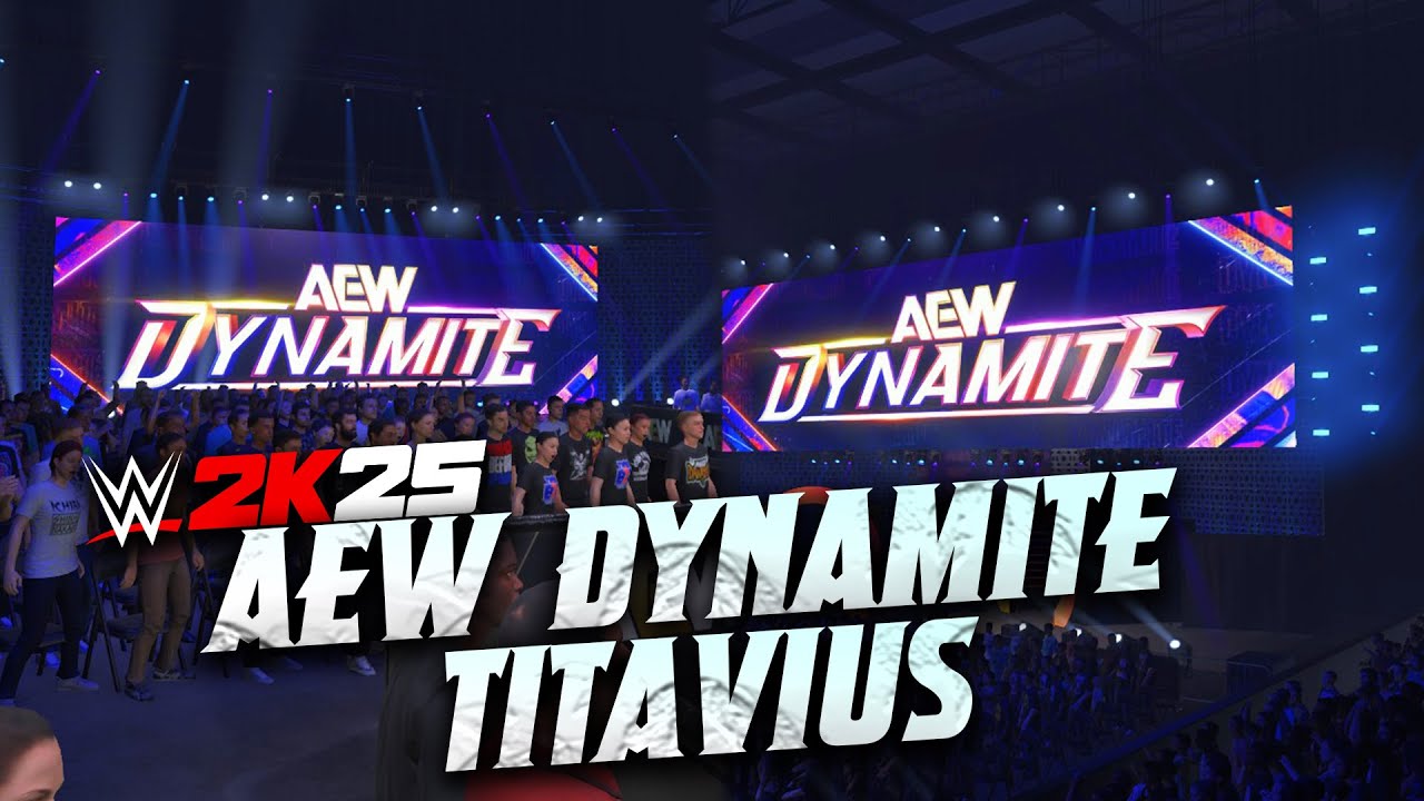 WWE 2K25 AEW DYNAMITE ARENA MOD | New WWE 2K25 Mods