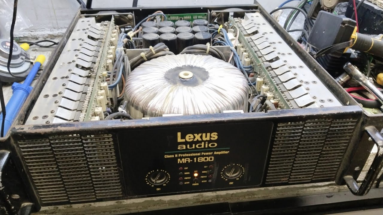 LEXUS MA1800 POWER AMPLIFIER NAGPOPROTECT TIPS KUNG PAANU AYUSIN