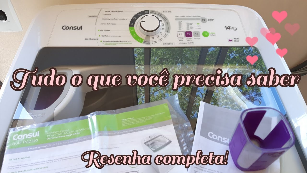 Resenha Máquina de lavar Consul 14kg CWH14A | Tour Completo e funcionamento | Ariene Sobral