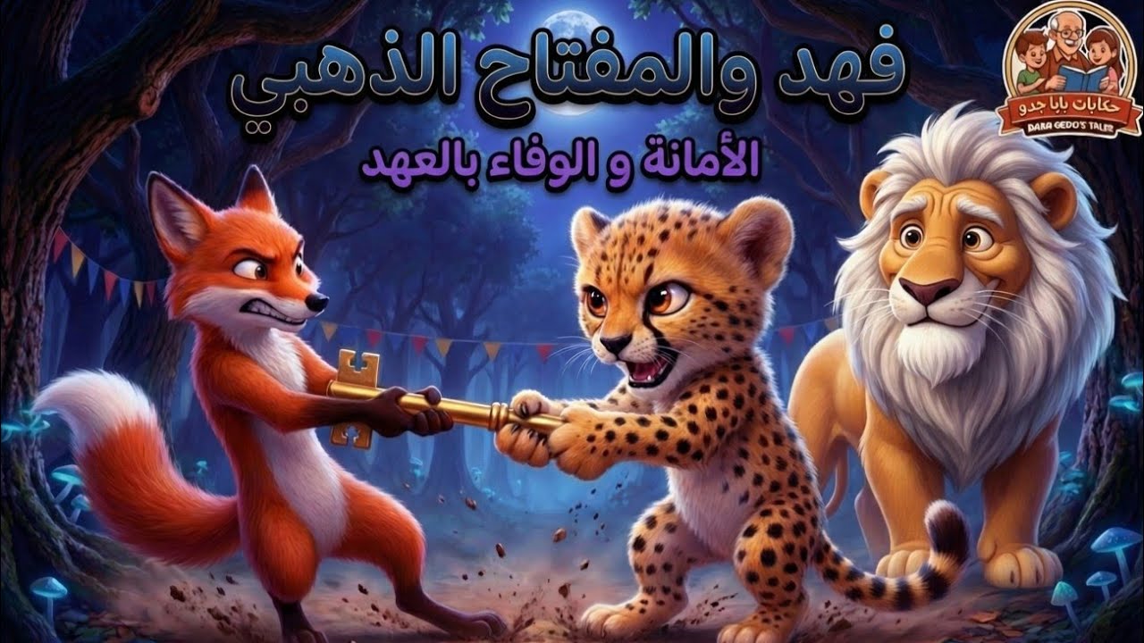 فهد والمفتاح الذهبي 🗝️ | الأمانة و الوفاء بالعهد | حكايات بابا جدو