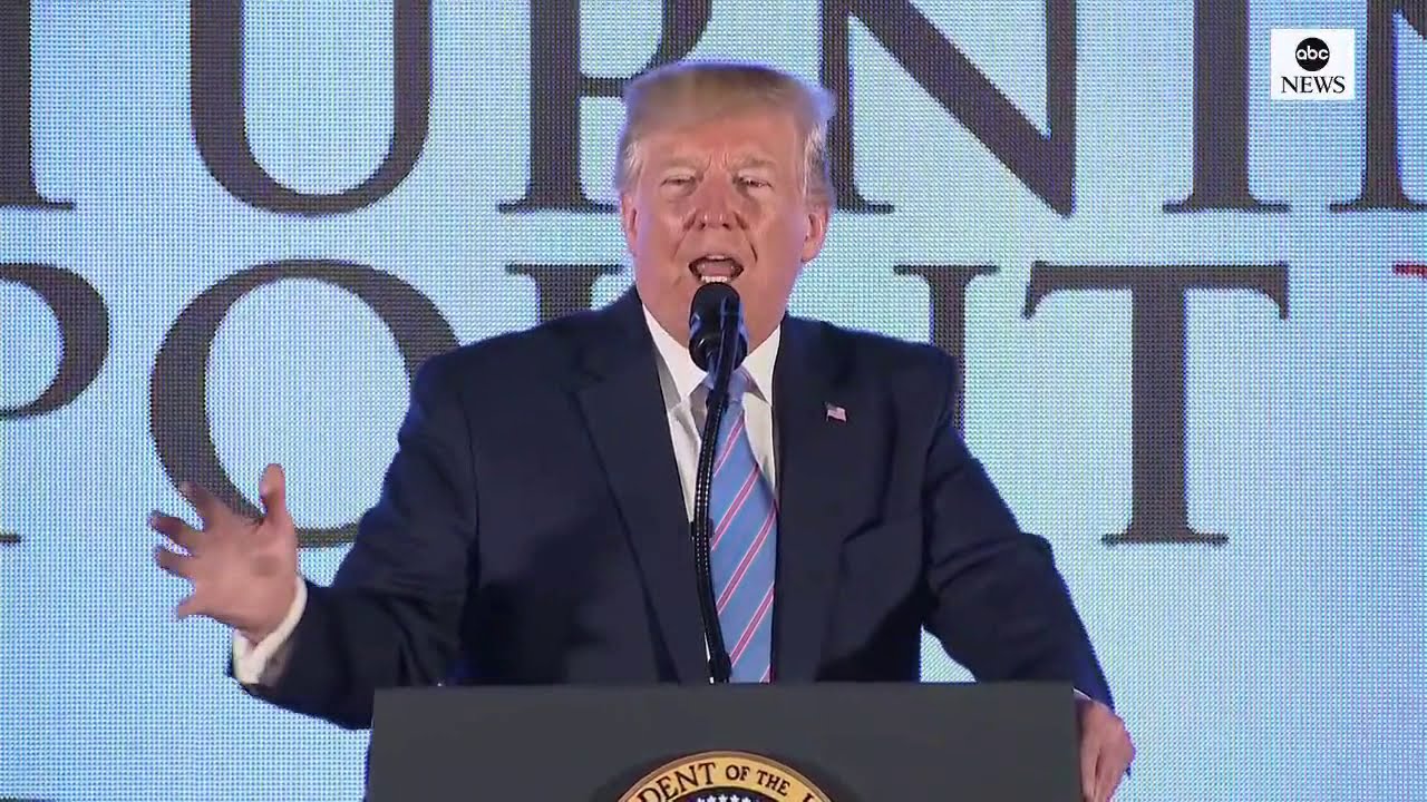 President Trump delivers remarks at the Turning Point USA Summit | ABC News