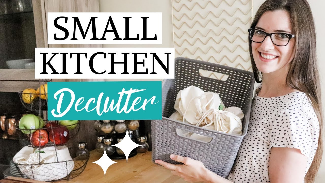 Small Kitchen DECLUTTER Video + BABY PROOFING the Kitchen | Play Kitchen Assembly | 2020