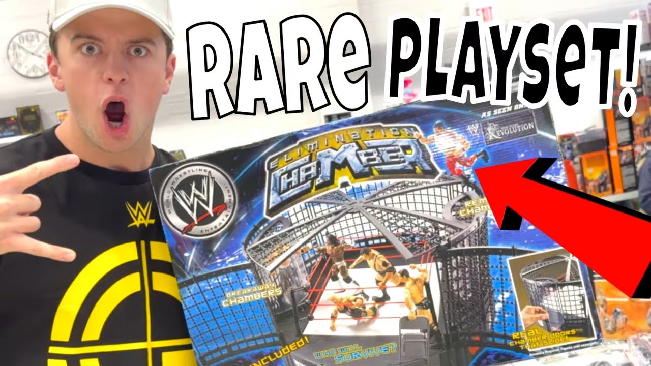 НАЙДЕН редкий игровой набор WWE CHAMBER PLAYSET! ОХОТА ЗА ИГРУШКАМИ!