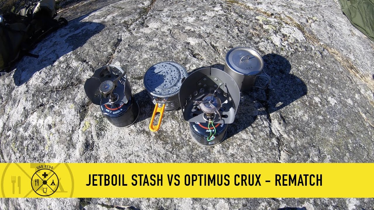 Jetboil Stash vs Optimus Crux 2