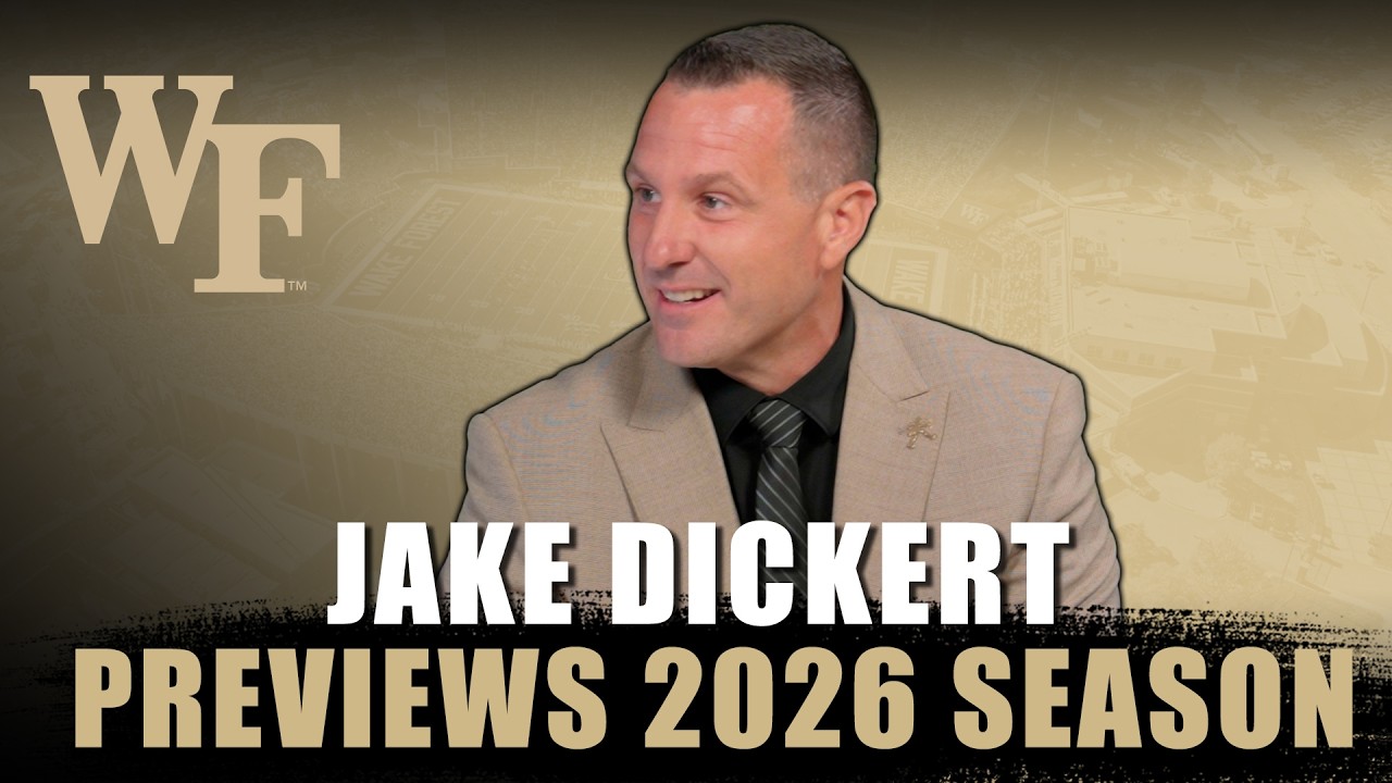 Wake Forest Head Coach Jake Dickert | 2026 ACC Football