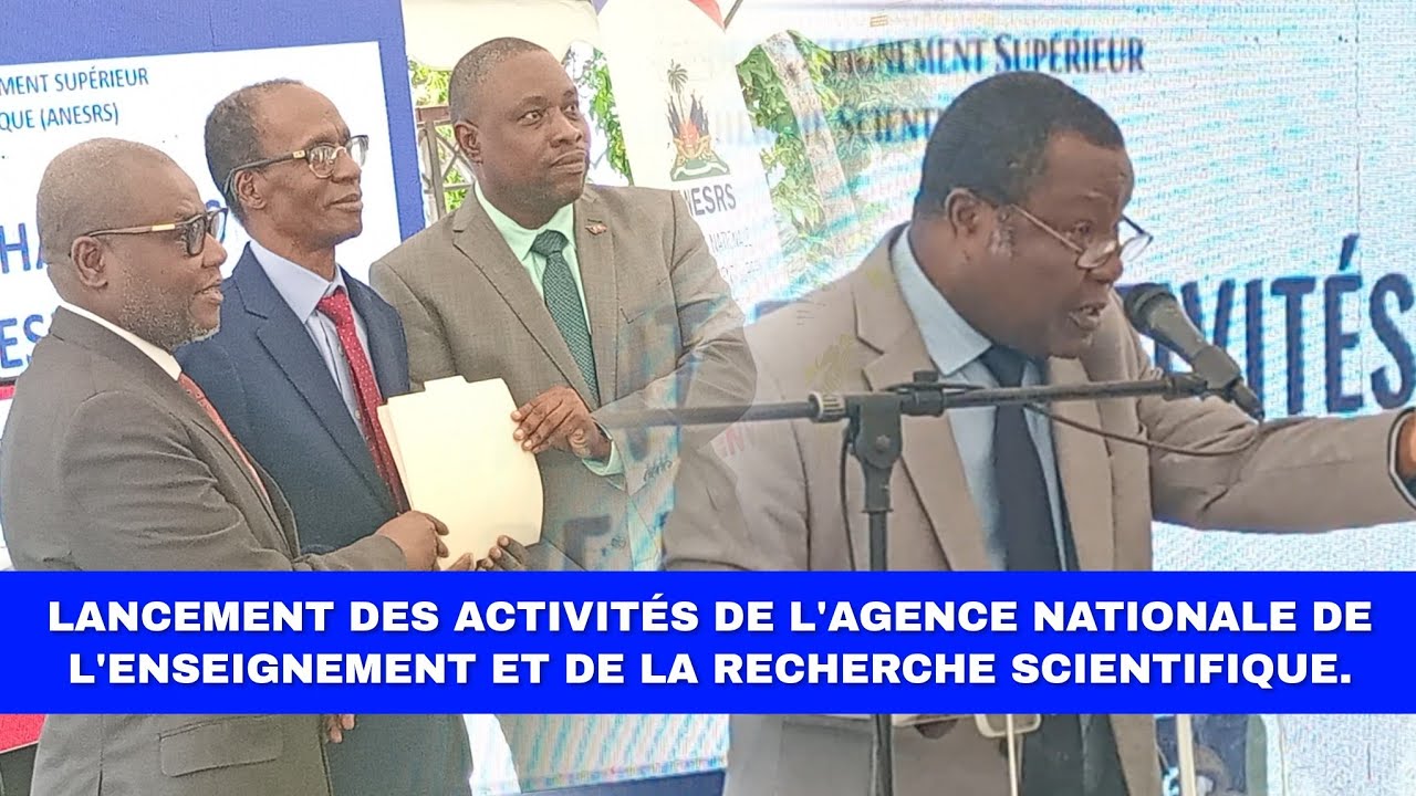 Lancement des activités de l'Agence Nationale de l'Enseignement et de la Recherche Scientifique.