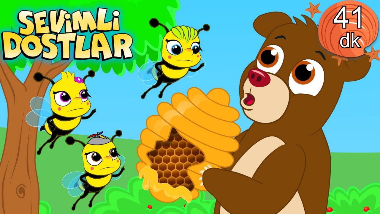 Güzel Ayı 🍯 🧸 ve 41 dk Sevimli Dostlar Bebek ve Çocuk Şarkıları | Adisebaba TV | Nursery Rhymes