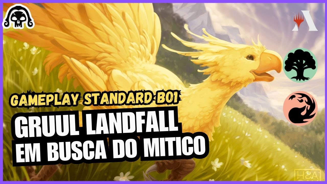 GRUUL LANDFALL - Buscando o mitico da temporada no Mtg Arena