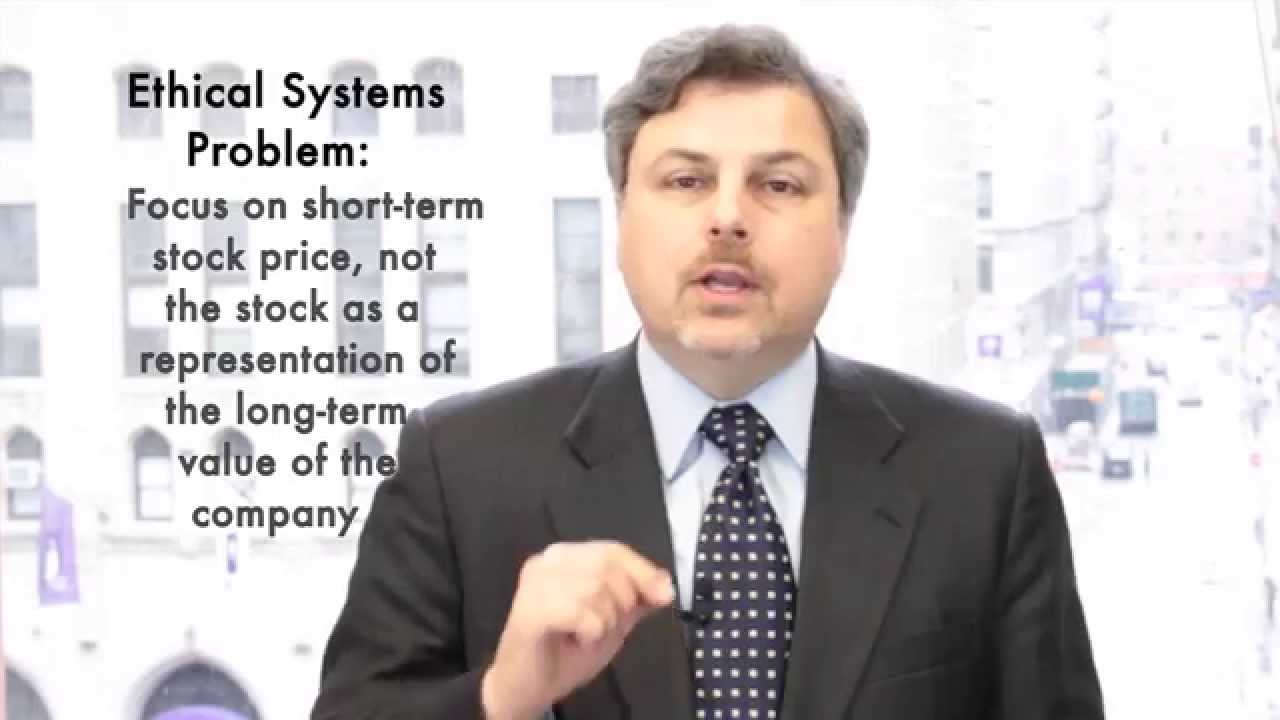 Ethical Problems in Corporate Governance