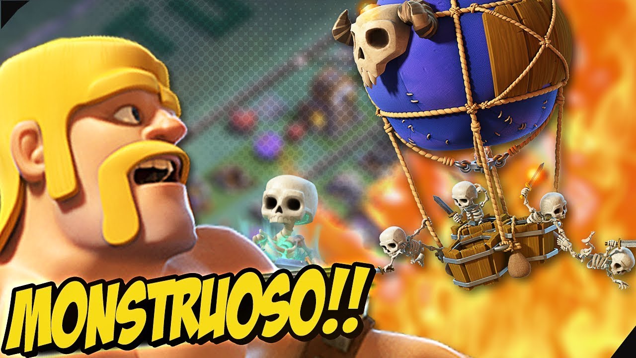 CLASH OF CLANS - A MELHOR ESTRATEGIA PARA CC7 !!