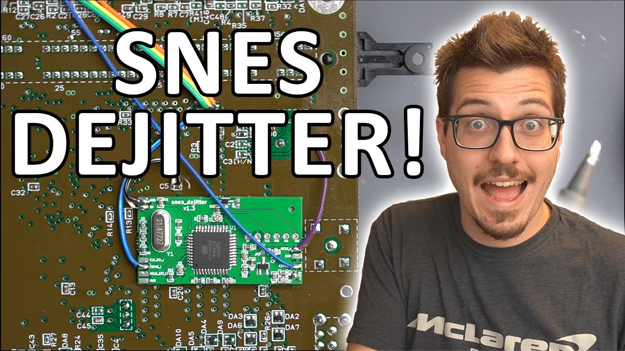 Установка Super Nintendo Dejitter Mod и замена конденсатора!