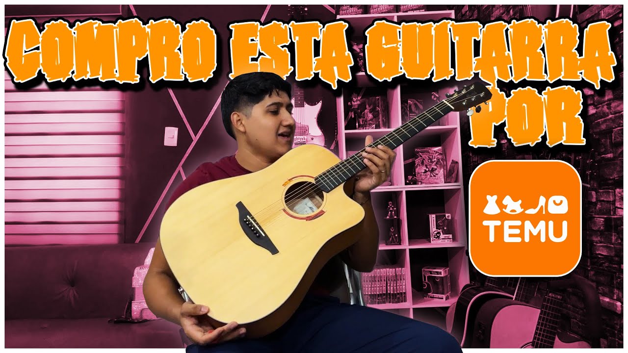 Me anime a comprar una guitarra por Temu...