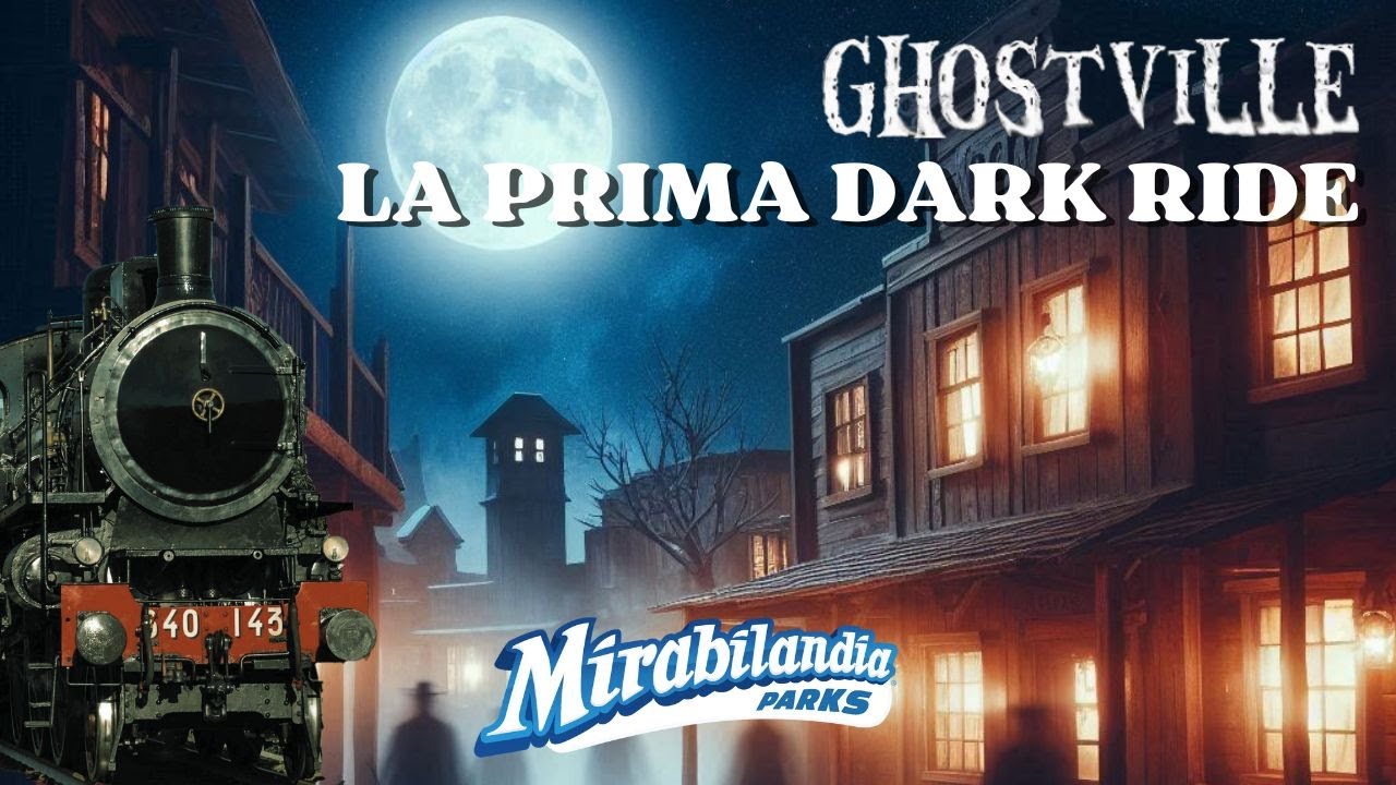 GHOSTVILLE: STORIA della PRIMA DARK RIDE di MIRABILANDIA | Esci, se riesci!