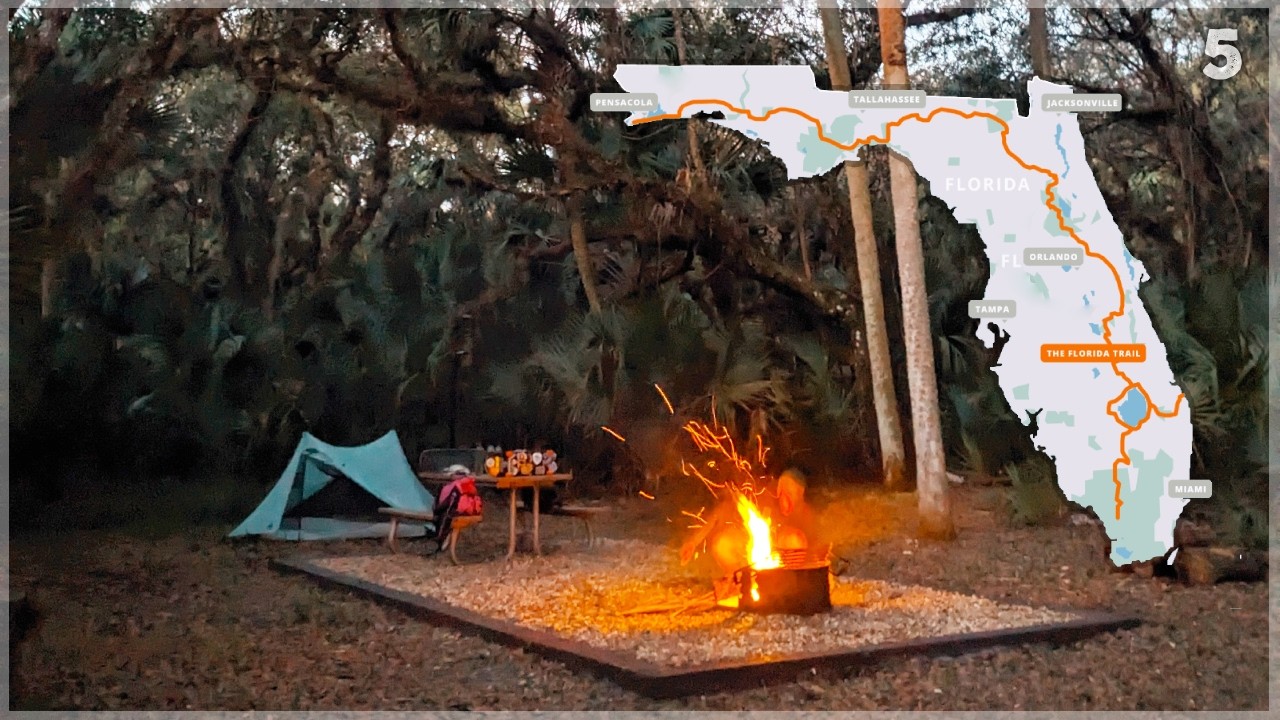 Best Part of our Skate Trip so Far! Orlando - Florida Trail Thru Hike 5