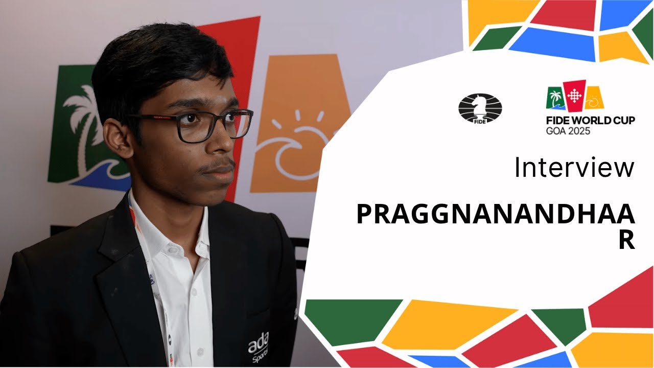 Интервью с 🇮🇳 Праггнанандхой (R) | Партия 2 | Раунд 3 | Кубок мира ФИДЕ 2025