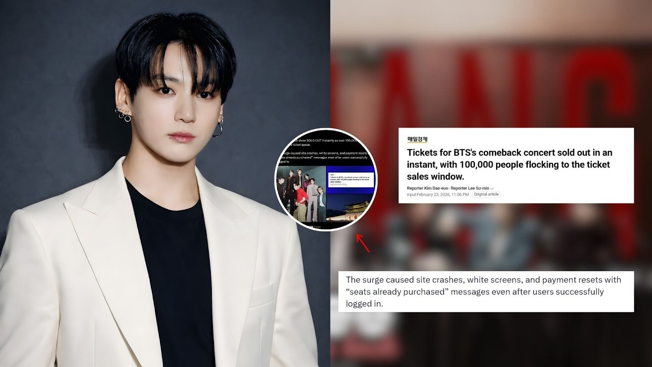 JUNGKOOK Effect? 100,000 ARMY Storm ‘Arirang’ Tickets in Seconds!